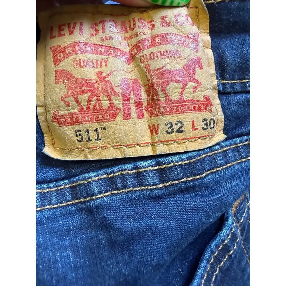 Levis mens jeans 511 32 x 30